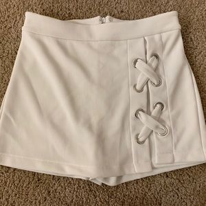 White skort